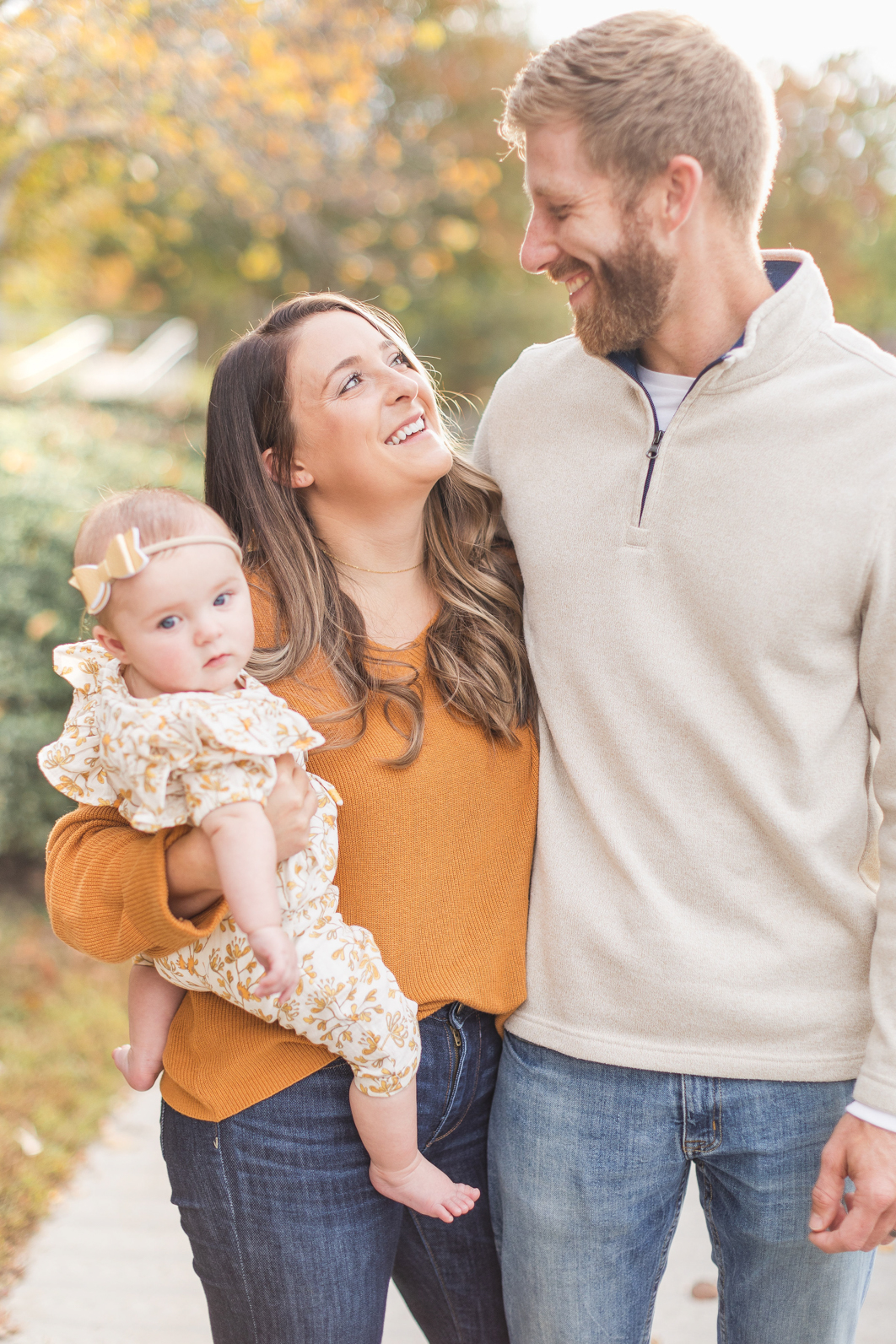 Fall Family Mini Session, McDowell, Charlotte NC. Family photo.